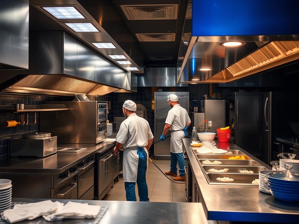 Restaurant kitchen cleaning in Sydney CBD Restaurant kitchen cleaning in Sydney CBD